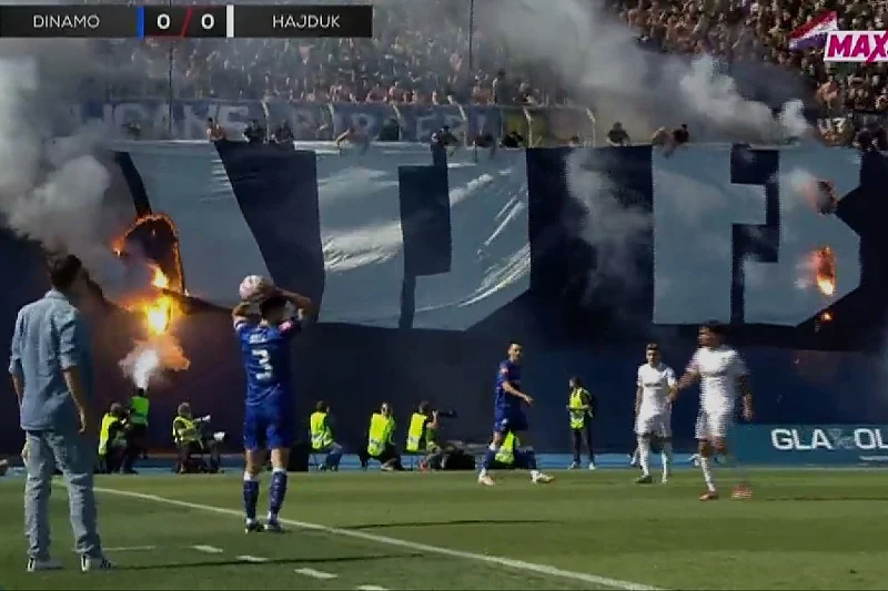 Nestvarne scene u Zagrebu: Da li je to Torcida 