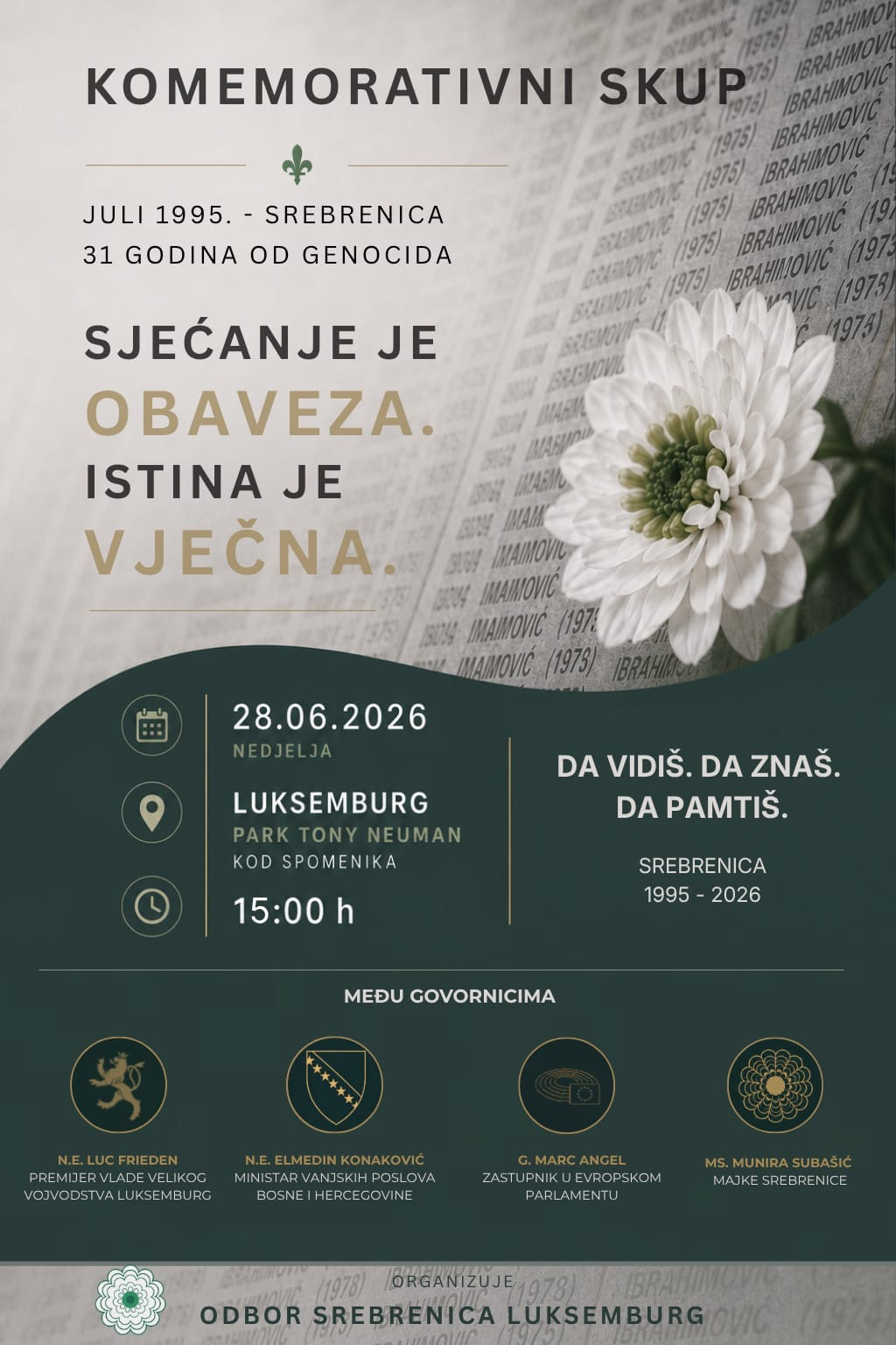 srebrenica luksemburg
