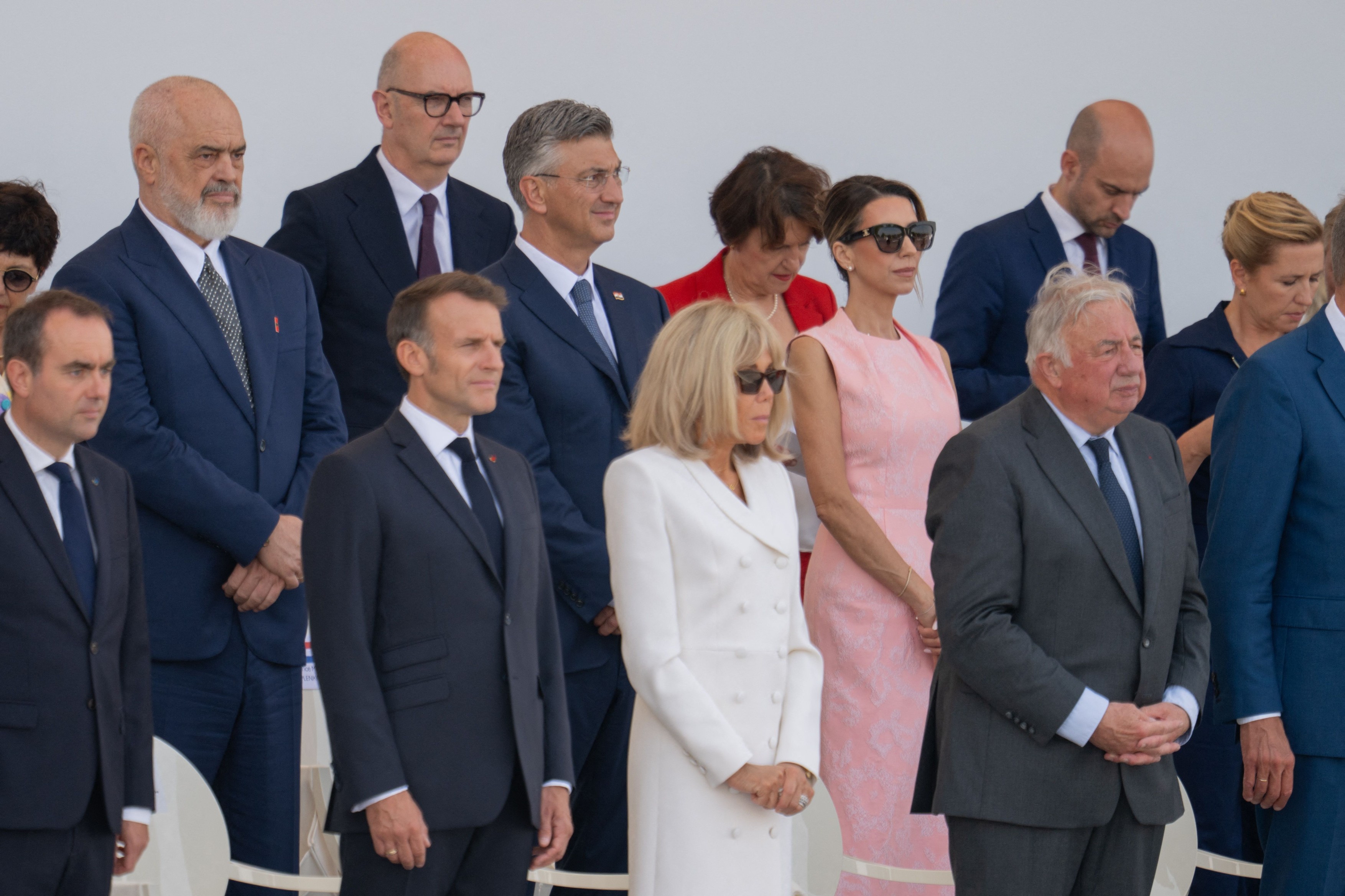 Croatia's Prime Minister Andrej Plenkovic and his wife Ana Maslac