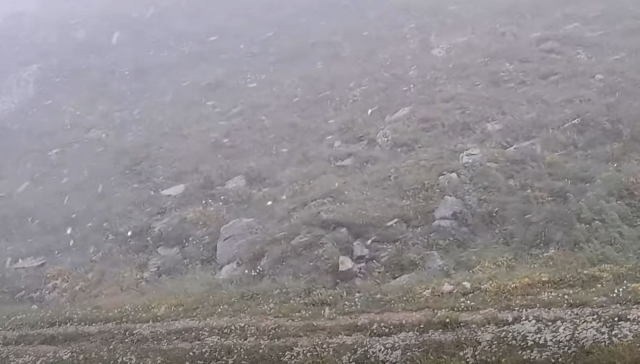 Snijeg je pao u julu u Crnoj Gori