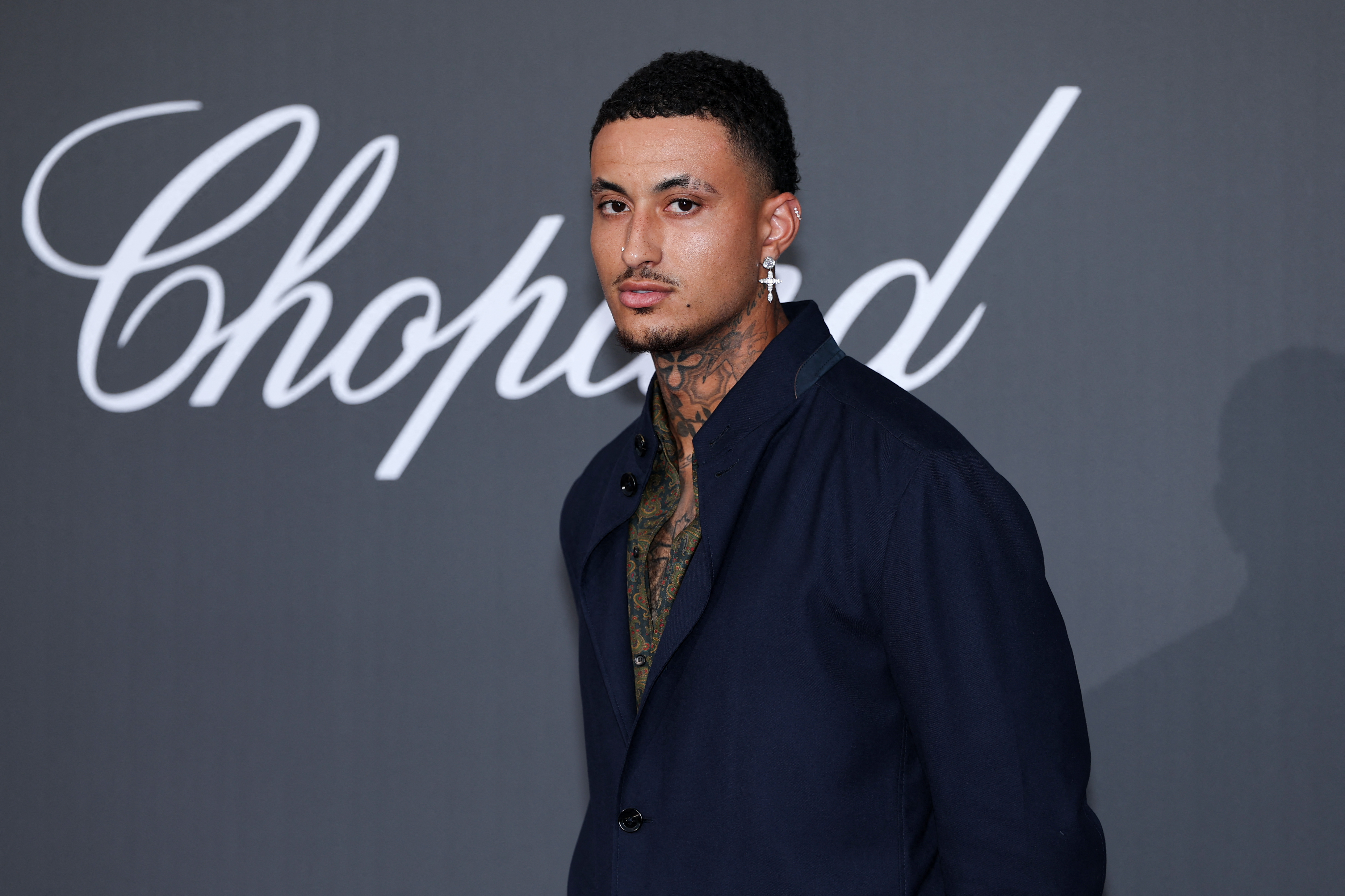 US basketball player Kyle Kuzma attends the annual American Foundation for AIDS