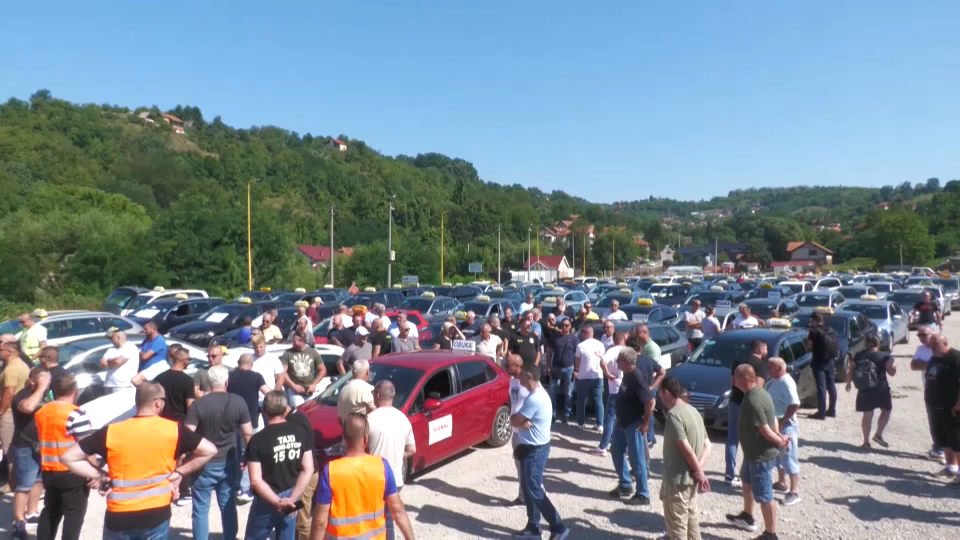 protest taksista tuzla