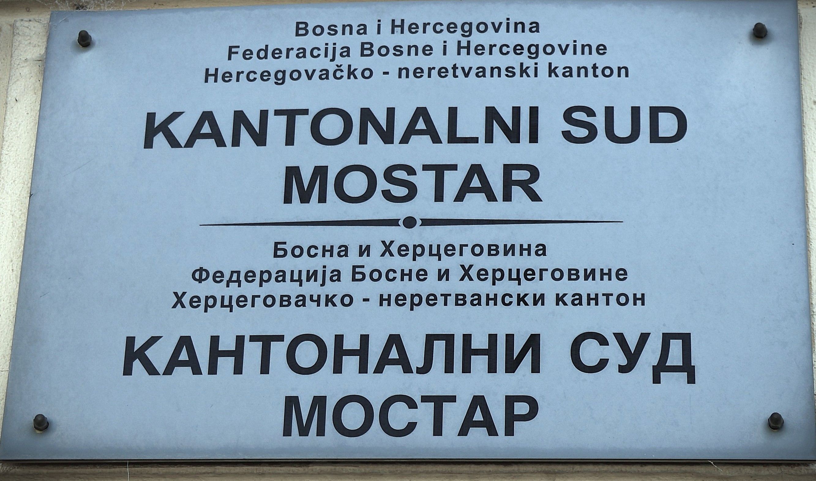 MOSTAR, 7.srpnja (FENA) - Počelo suđenje Anisu Kalajdžiću za teško ubojstvo Aldine Jahić u Mostaru(Foto FENA/Branka Soldo)