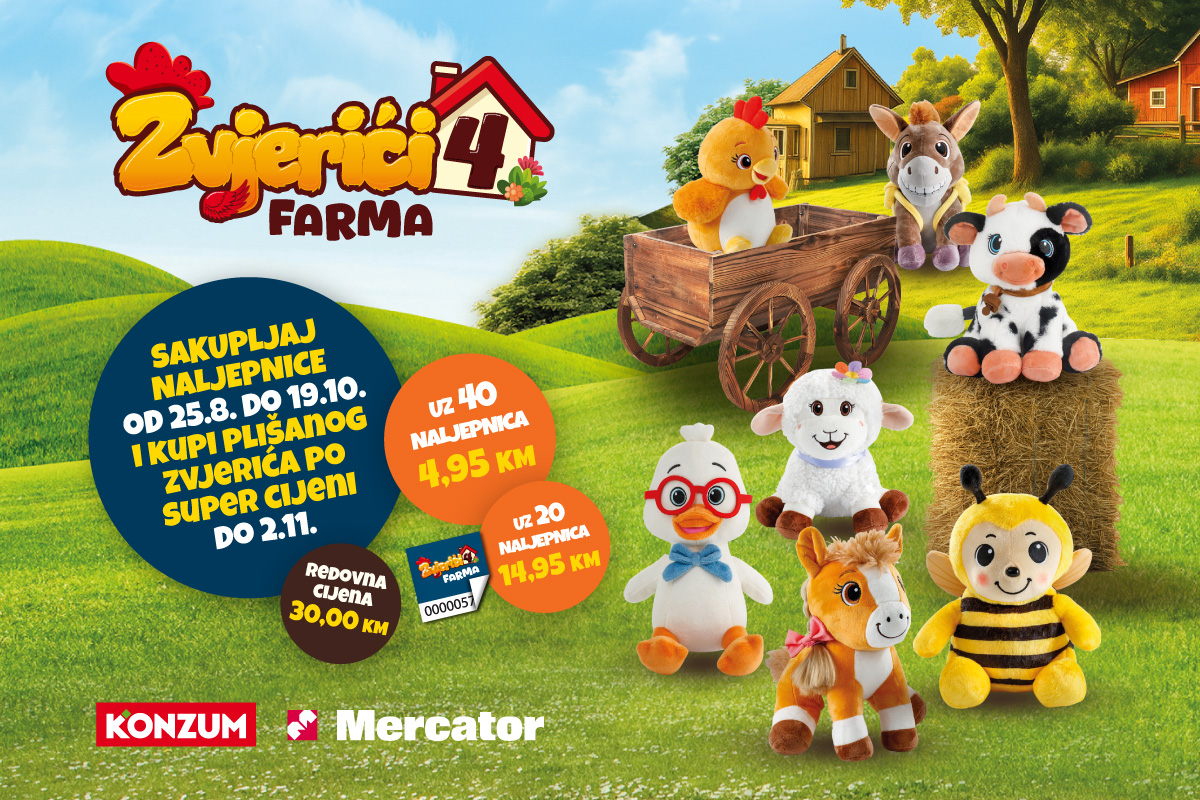 Konzum BiH - Zvjerići se vraćaju 1200x800px