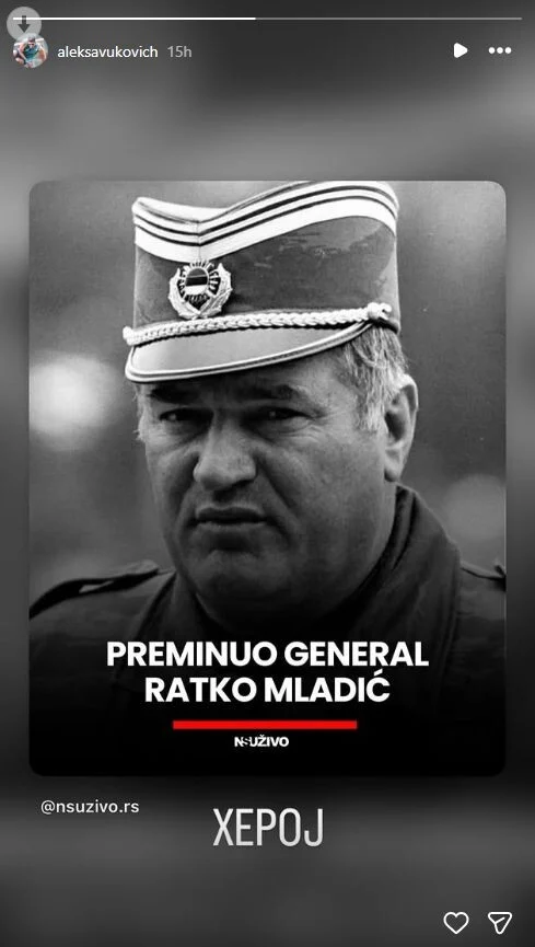 aleksa vukovic ratko mladic