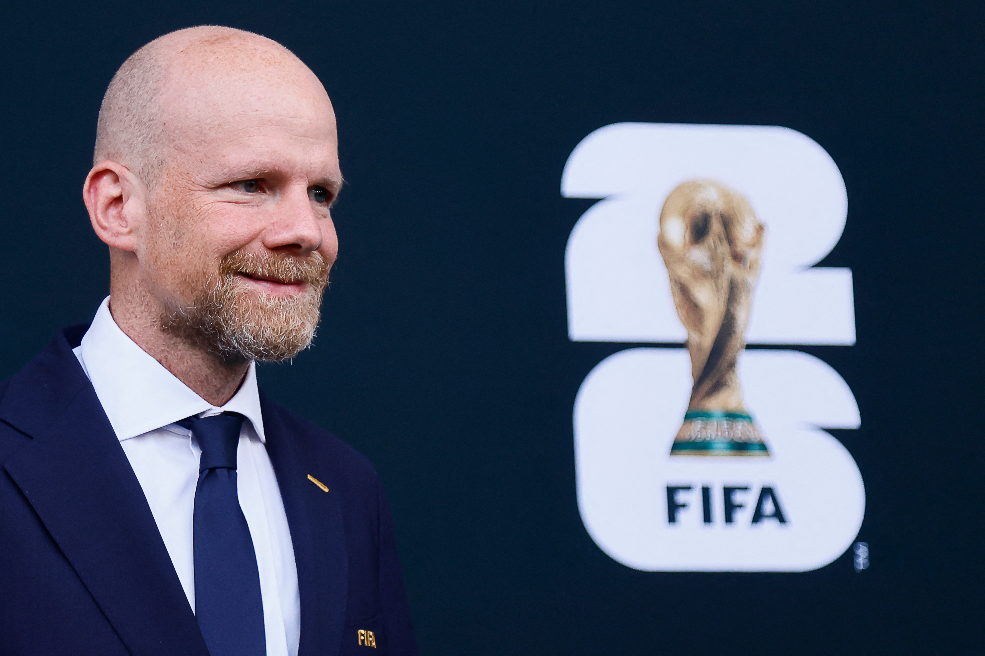 Mattias Grafstrom, Secretary General of FIFA poses during a photocall ahead of the