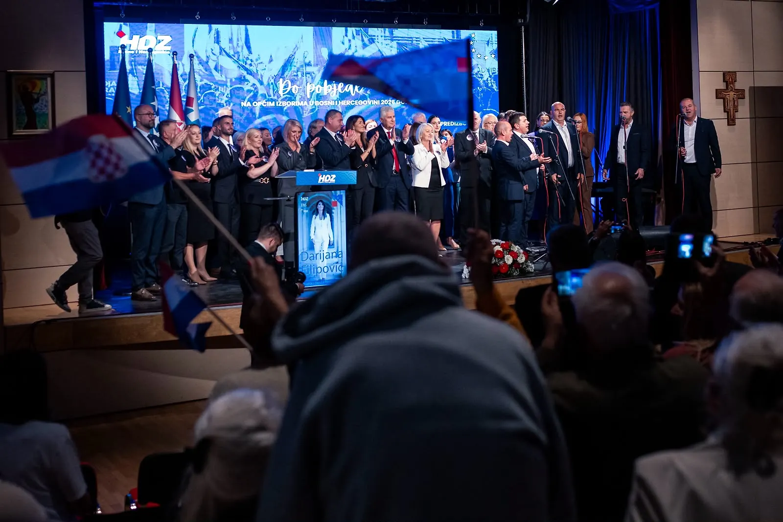 Predizborni skup HDZ BiH u Sarajevu