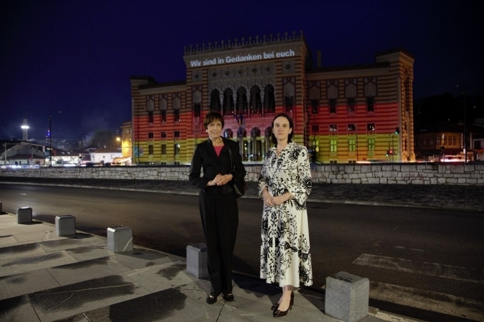 Ambasadorica Margret Uebber i gradonačelnica Benjamina Karić