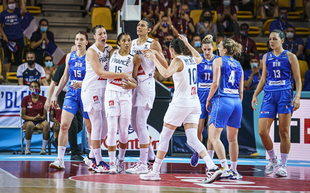 Košarkašice BiH i Francuske