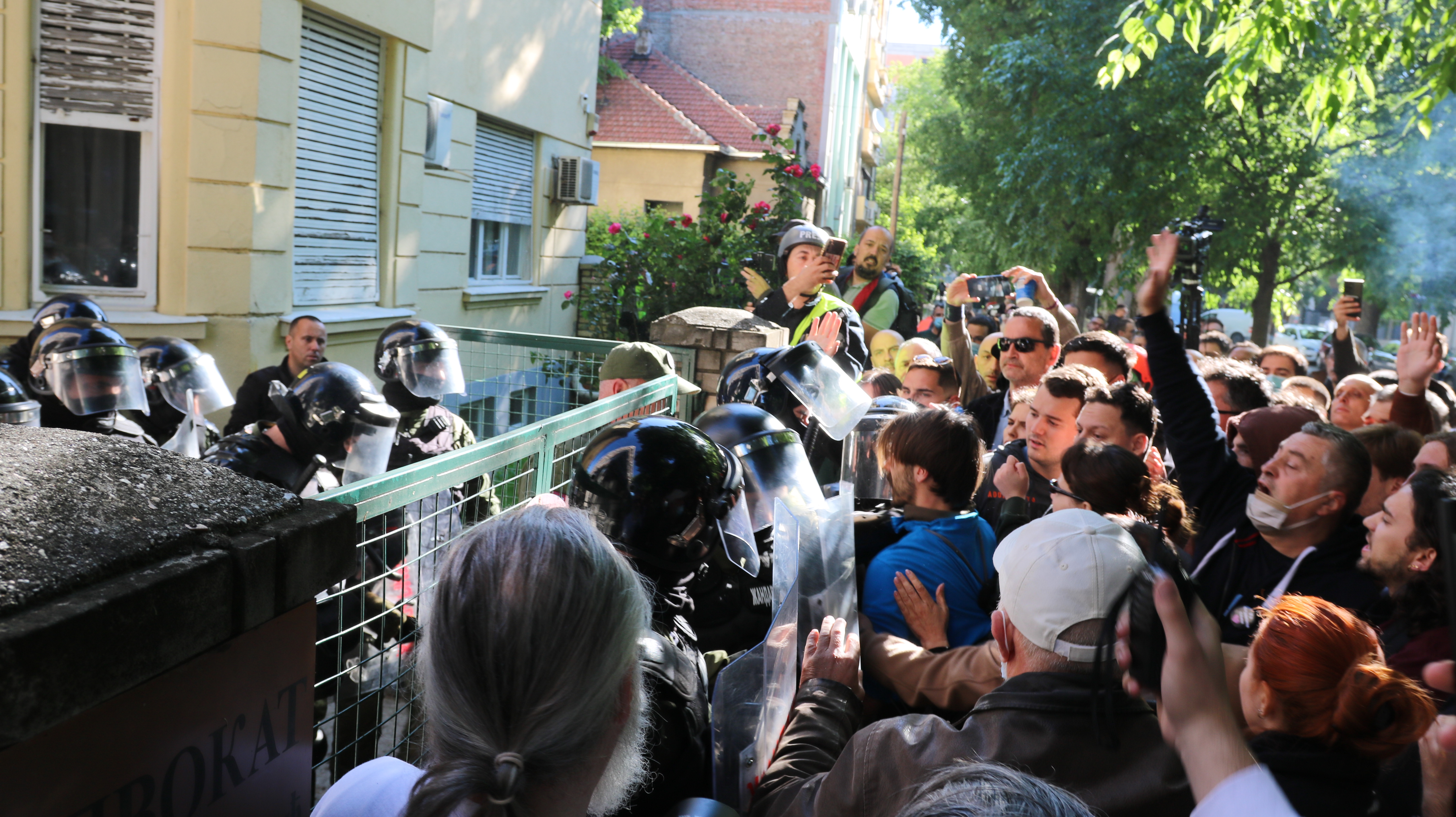Studenti u blokadi i građani