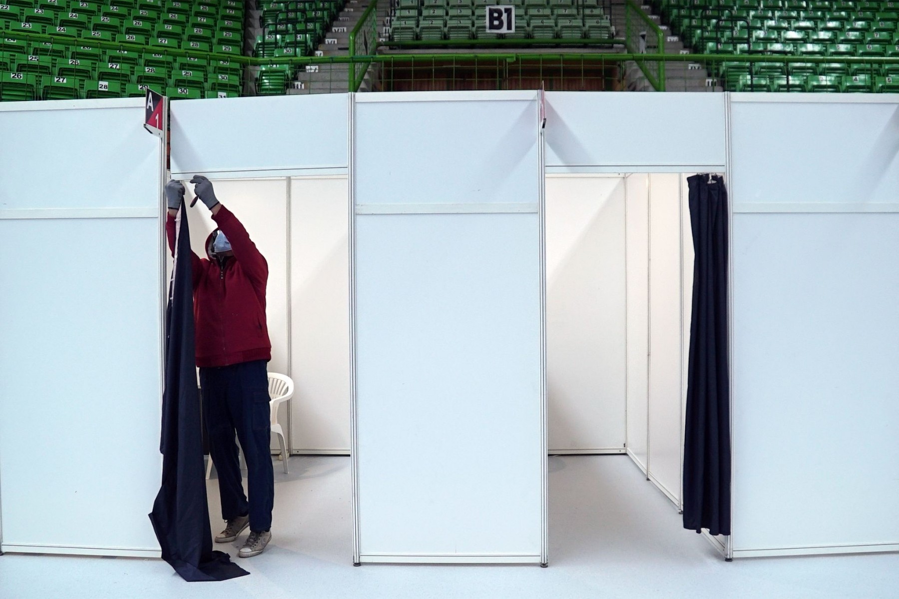 Sve spremno za masovnu imunizaciju u Zetri (FENA/Amer Kajmović)