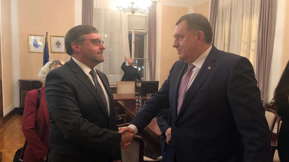 Matthew Palmer i Milorad Dodik