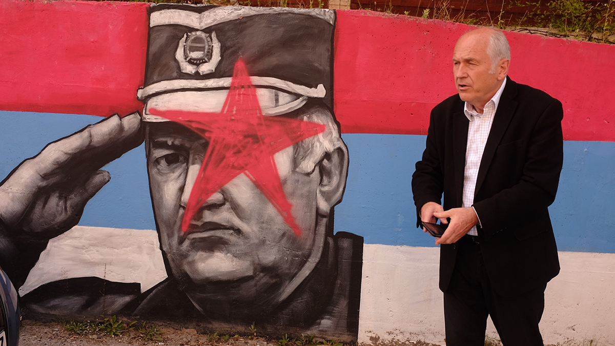 Inzko, Foca, OHR, Ratko Mladic mural