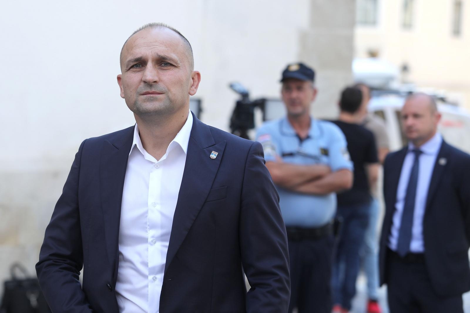 Zagreb: Dolazak dužnosnika u Banske dvore