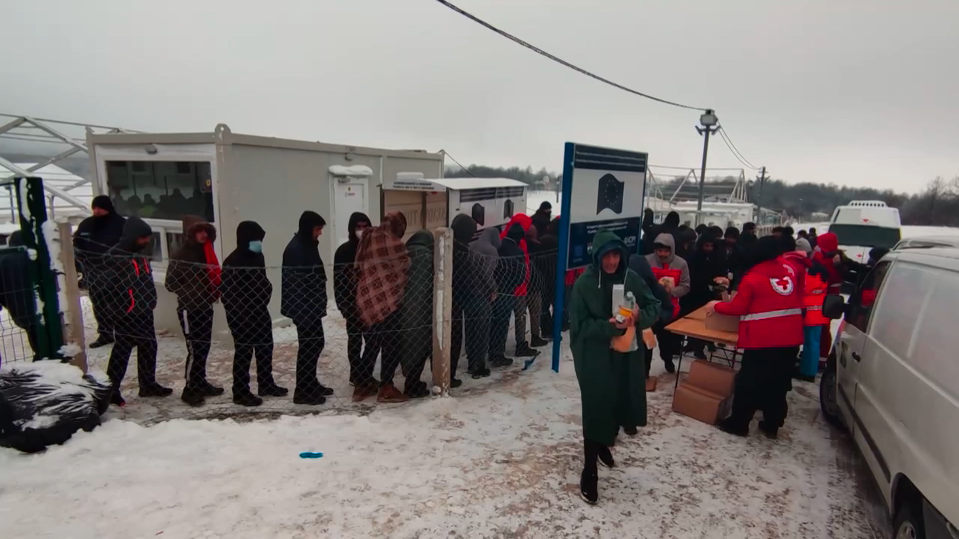 migranti, zima, kamp lipa