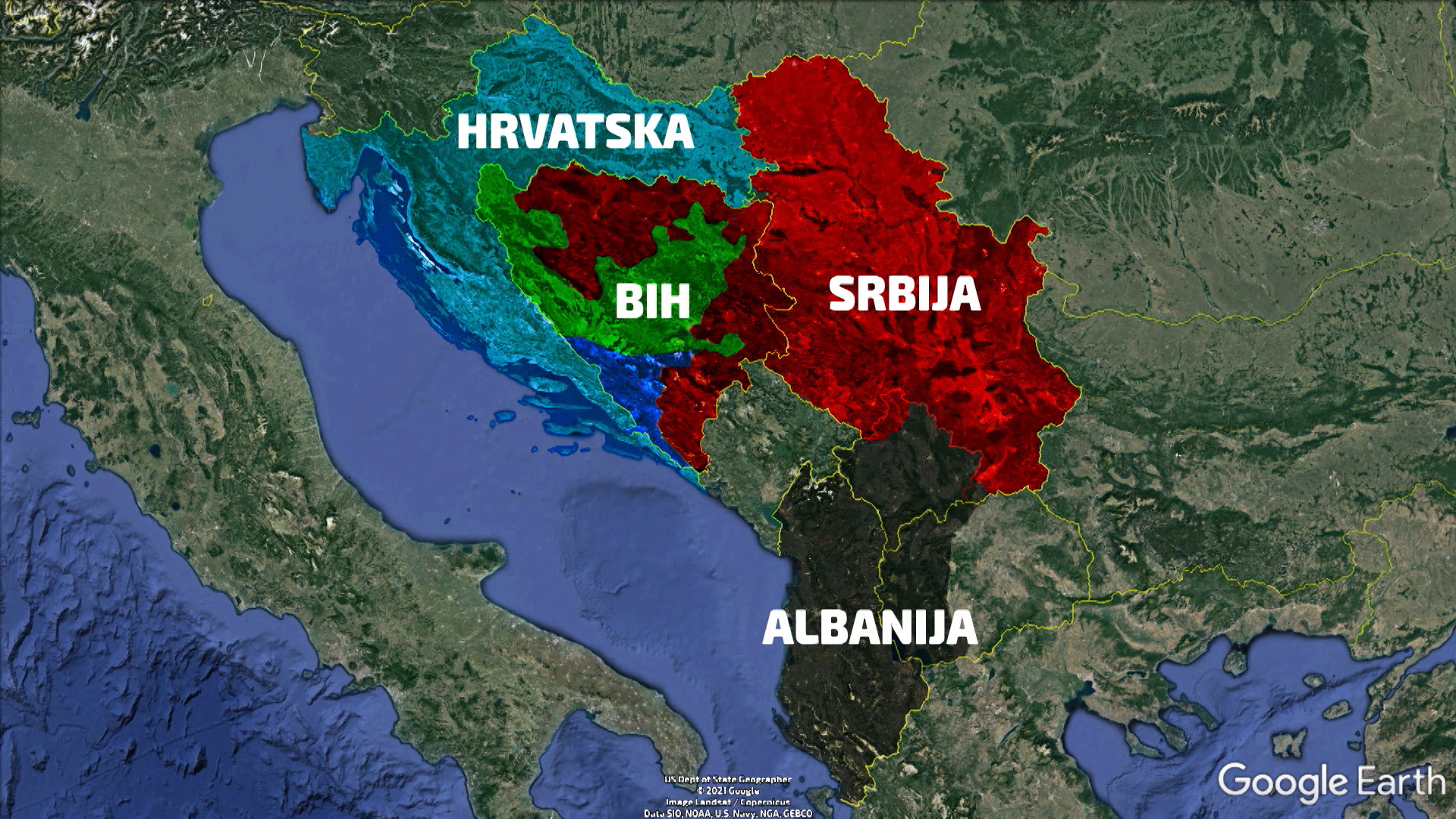 mapa podjele bih