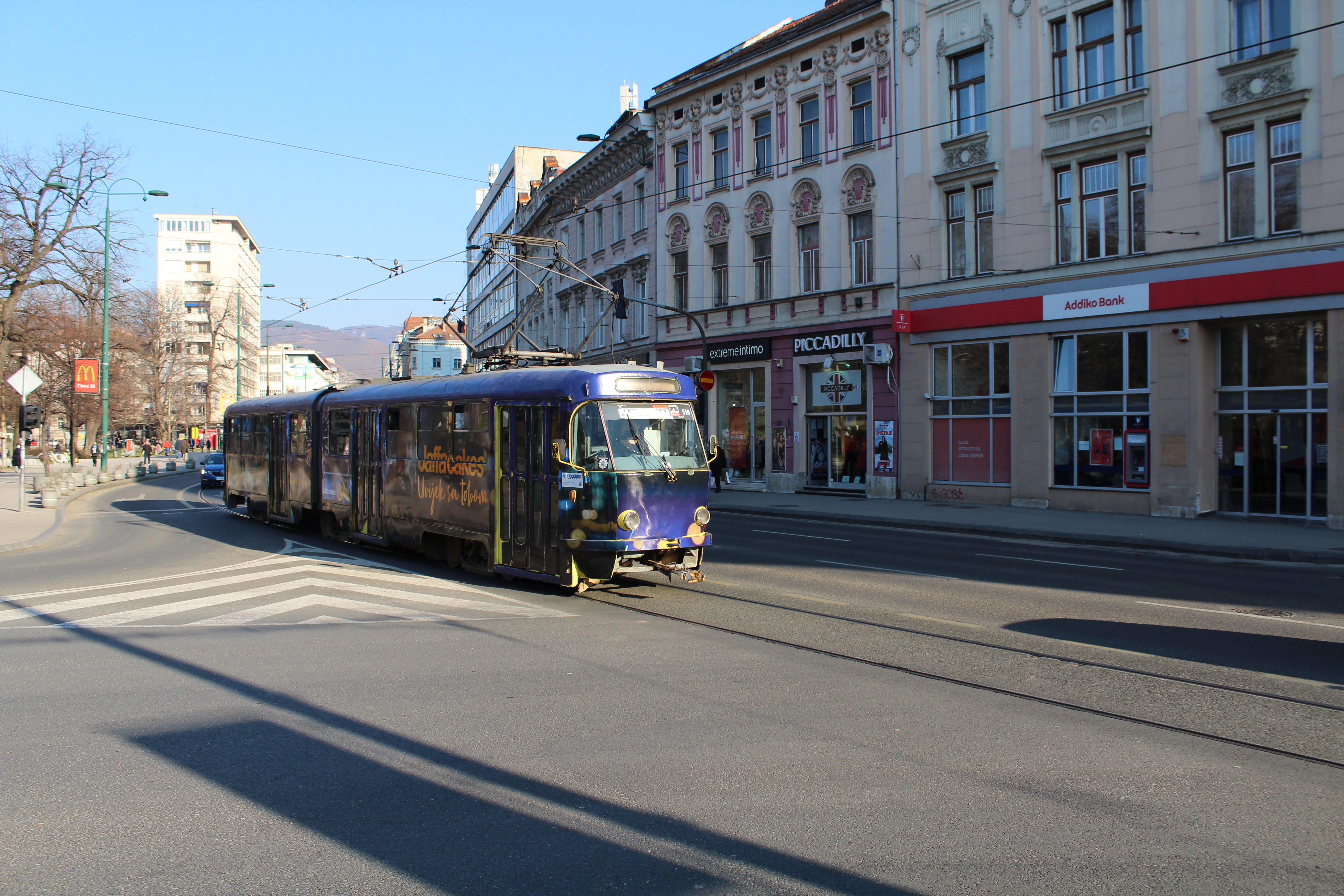 Saobracaj Sarajevo tramvaj vremenska ilustracija 3