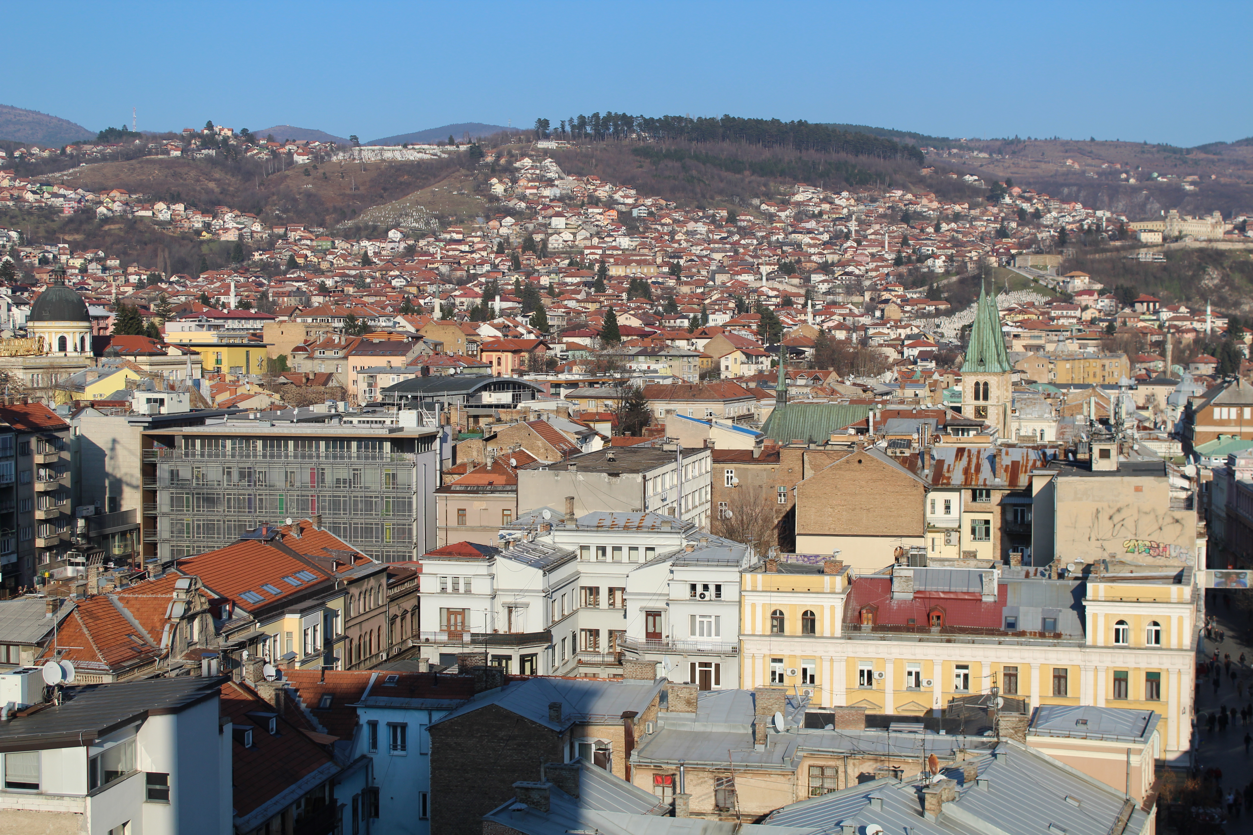 Sarajevo panorama grad vremenska prognoza 11
