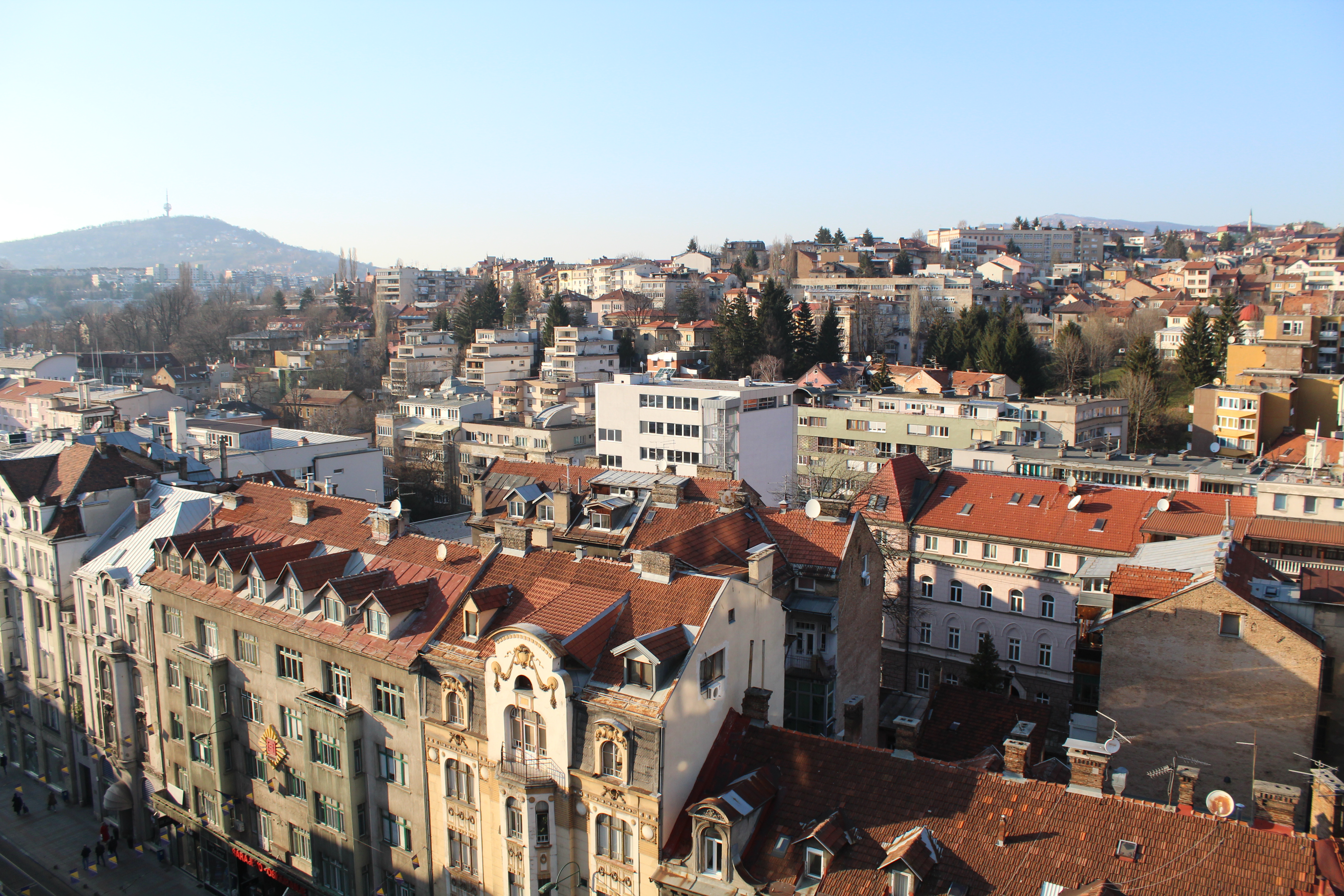 Sarajevo panorama grad vremenska prognoza 13