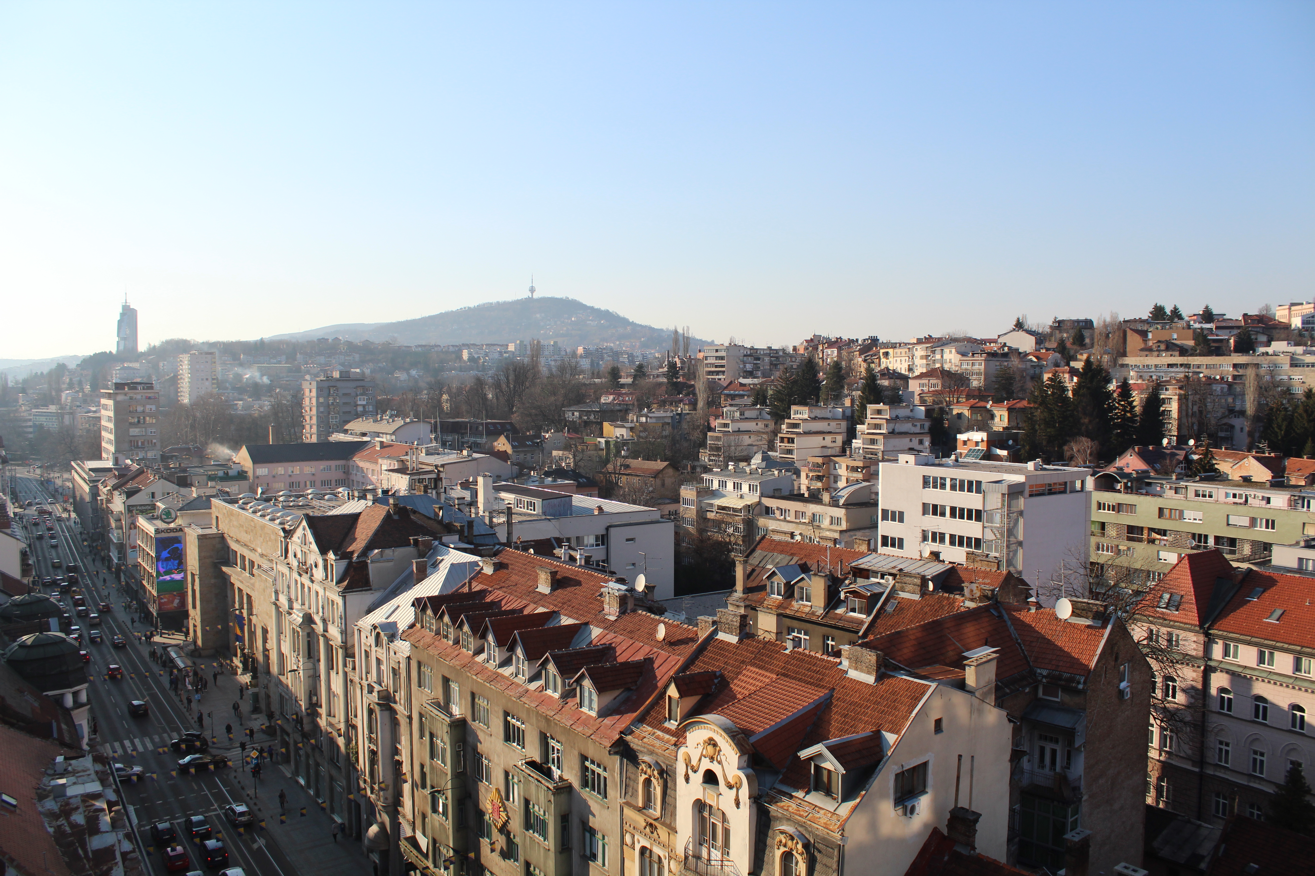 Sarajevo panorama grad vremenska prognoza 2