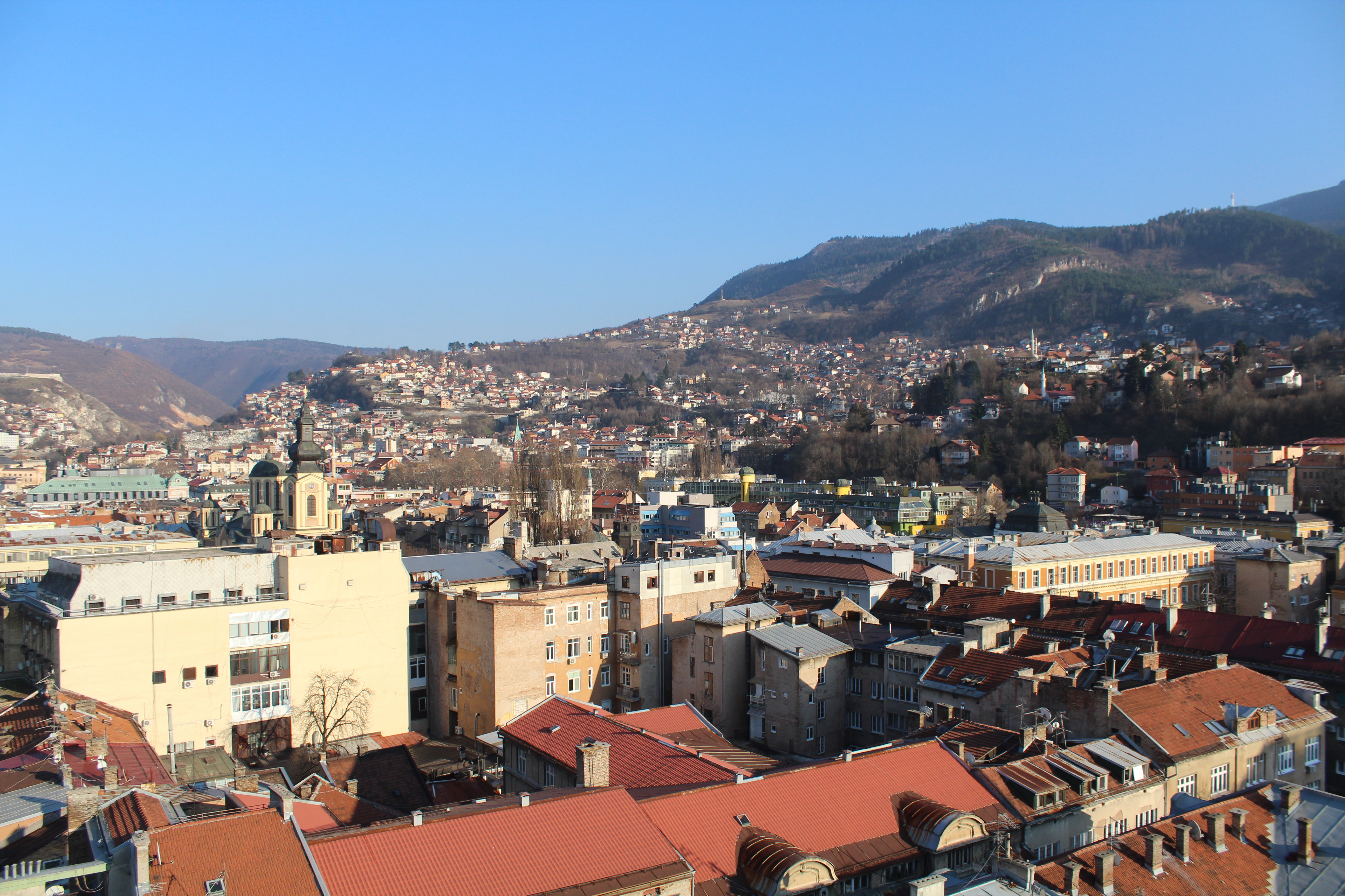 Sarajevo panorama grad vremenska prognoza 8