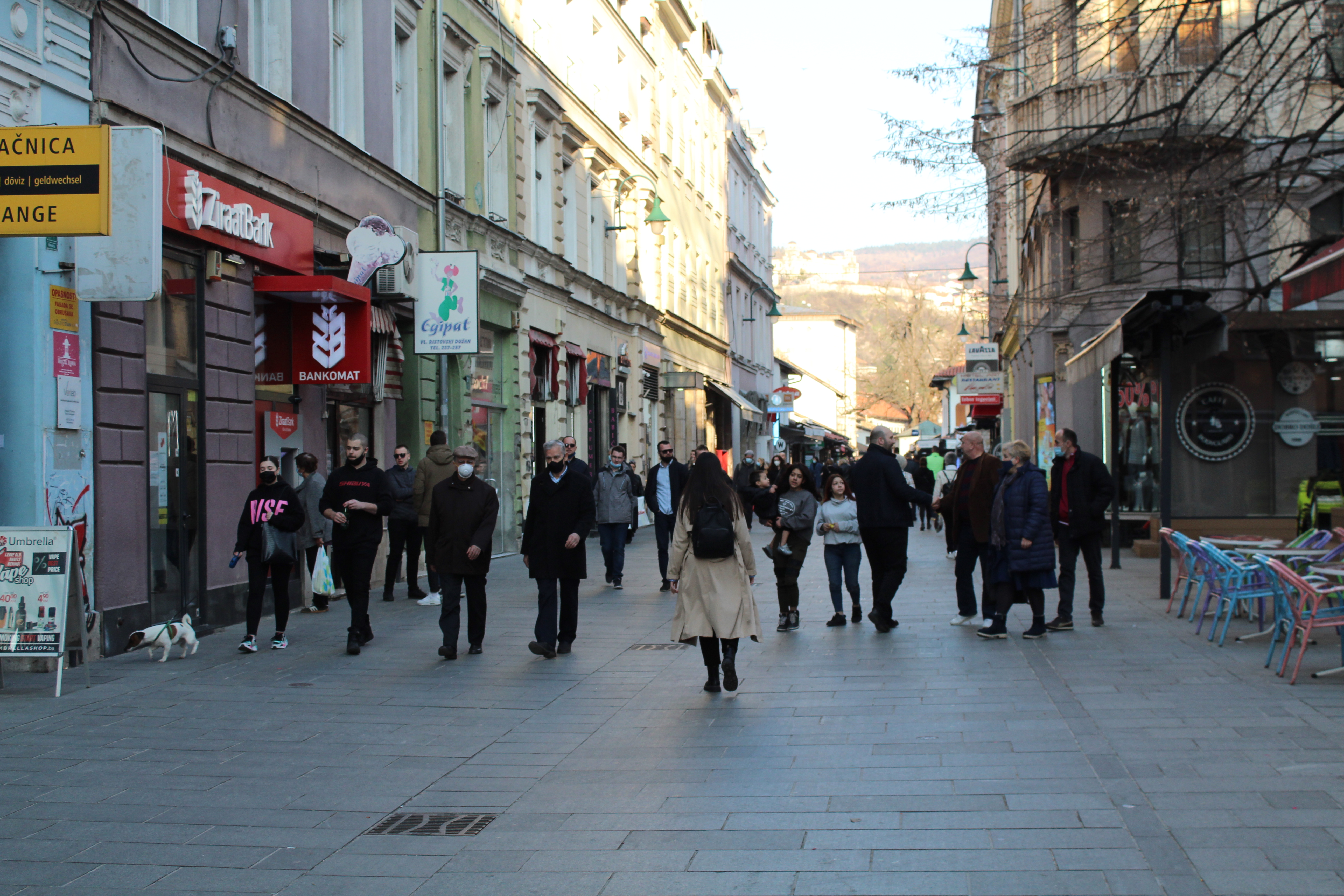 Sarajevo setaci grad vremenska ilustracija 19