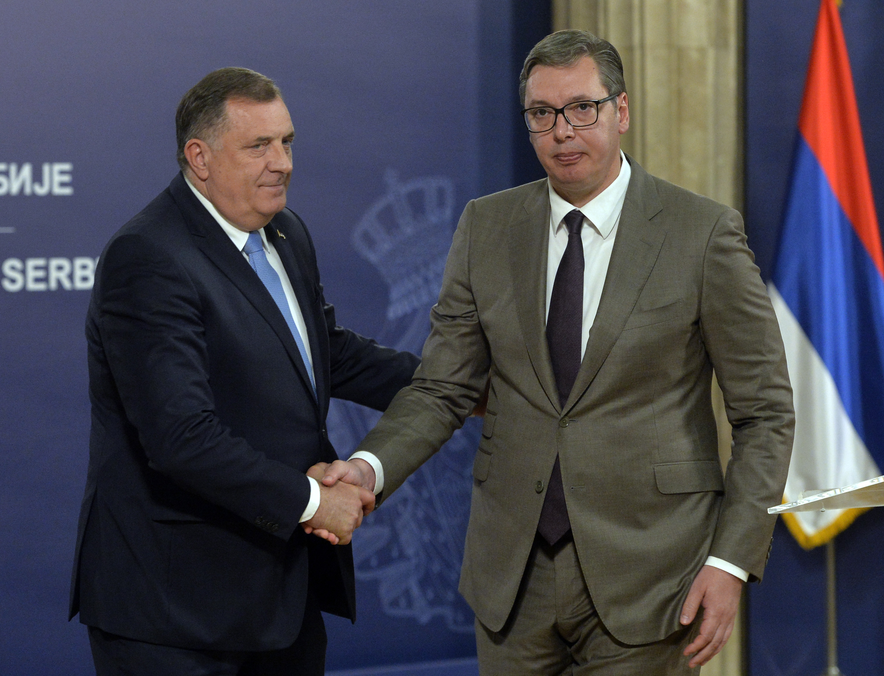 Milorad Dodik i Aleksandar Vučić u Beogradu