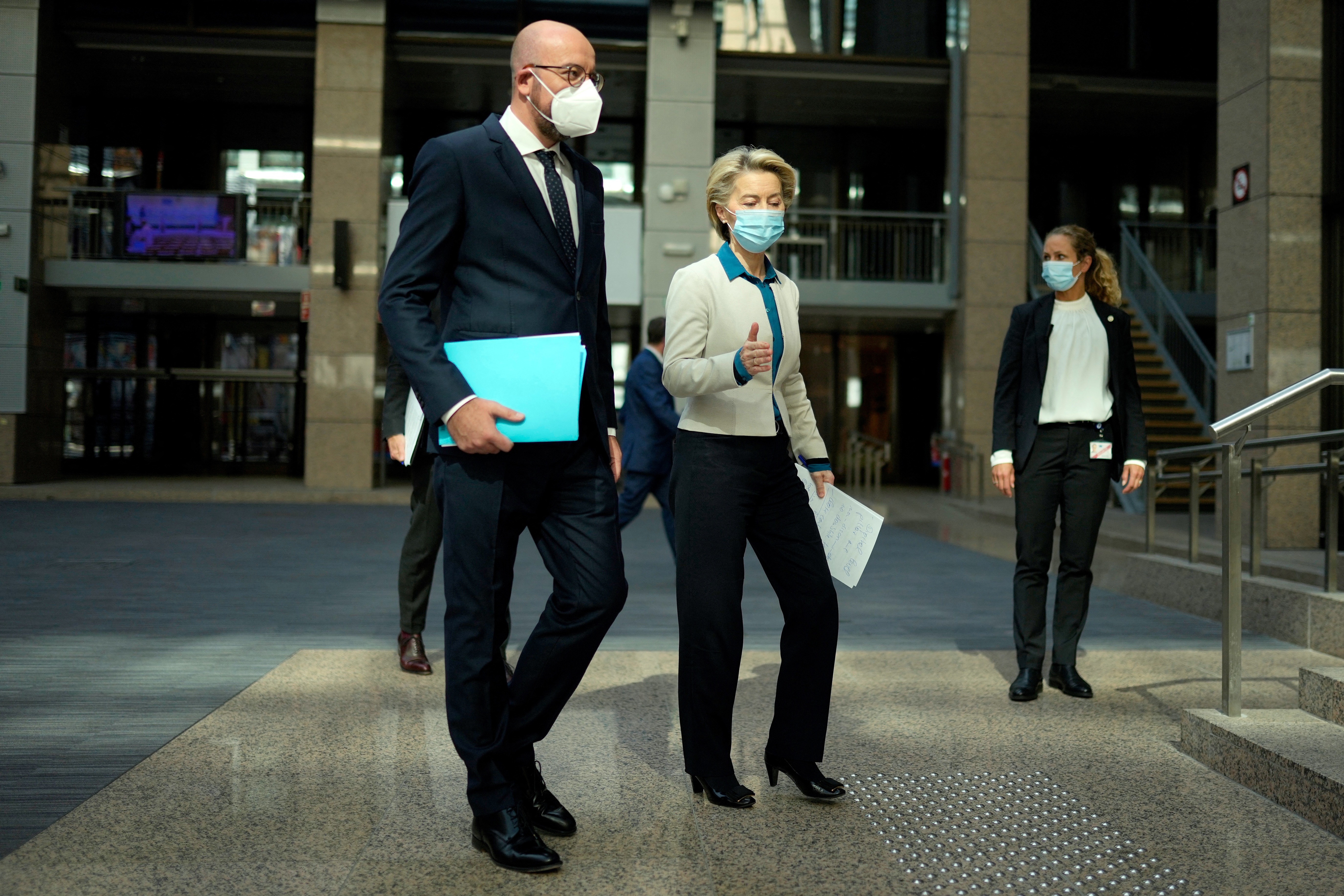 BELGIUM-EU-G7-ECONOMY-SUMMIT-DIPLOMACY