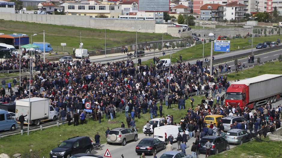 Albanija, protest