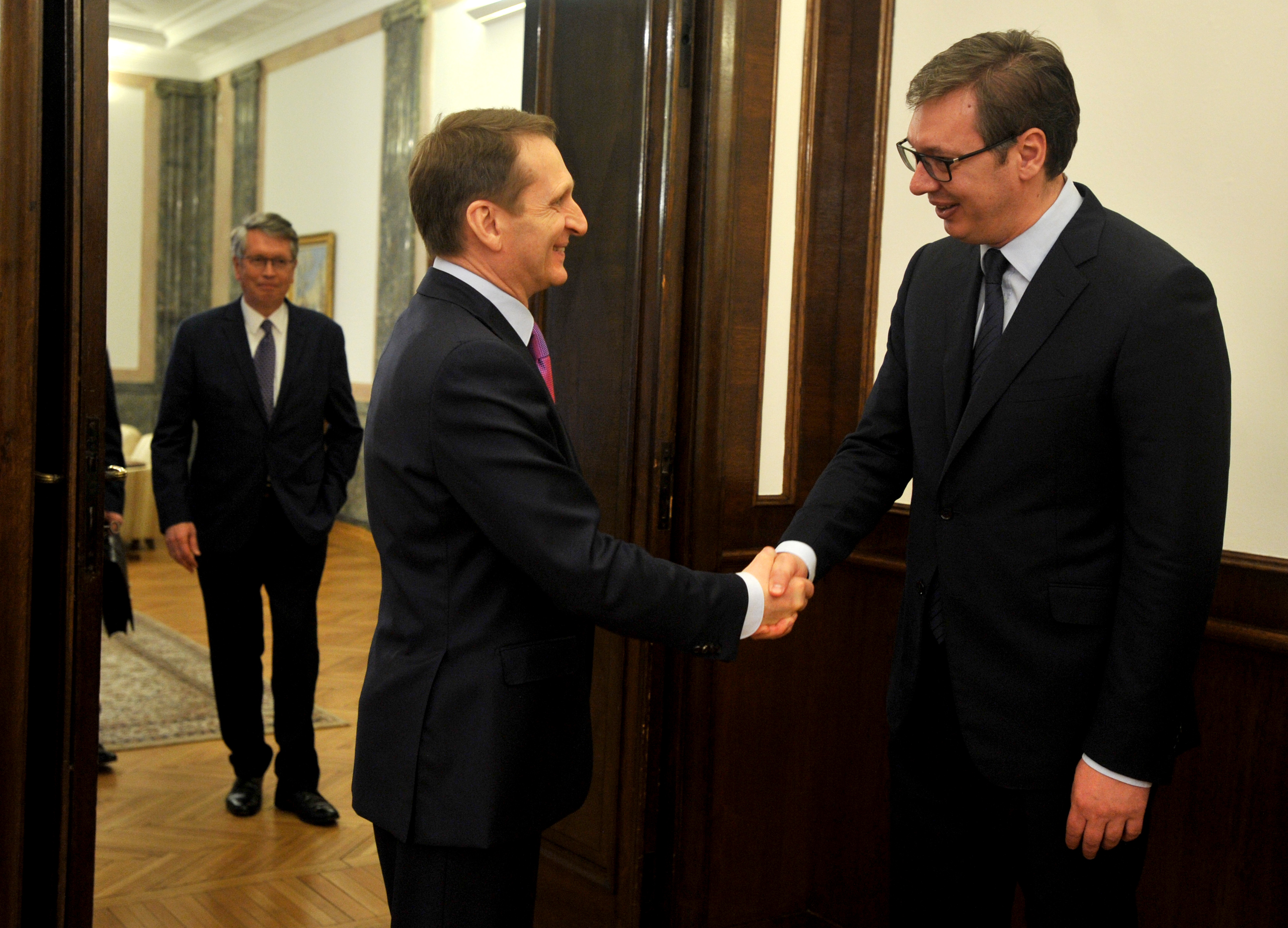 Aleksandar Vučić, Sergej Nariškin