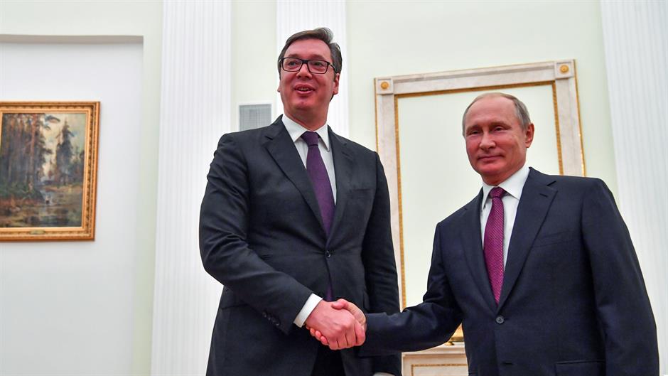 Aleksandar Vučić, Vladimir Putin