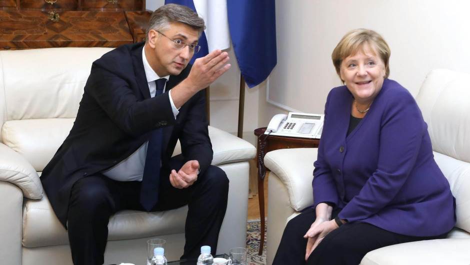 Angela Merkel Andrej Plenković