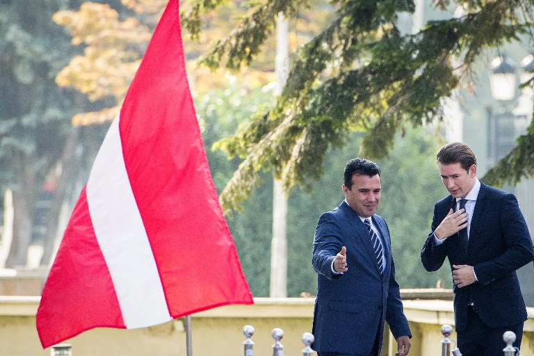 Austrija, Makedonija, Kurz, Zaev