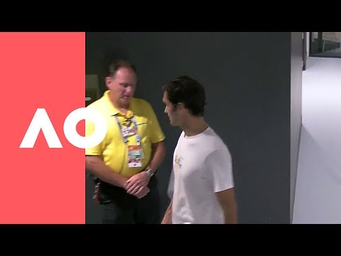 Bezbednost na prvom mestu: Čuvar zaustavlja Federera