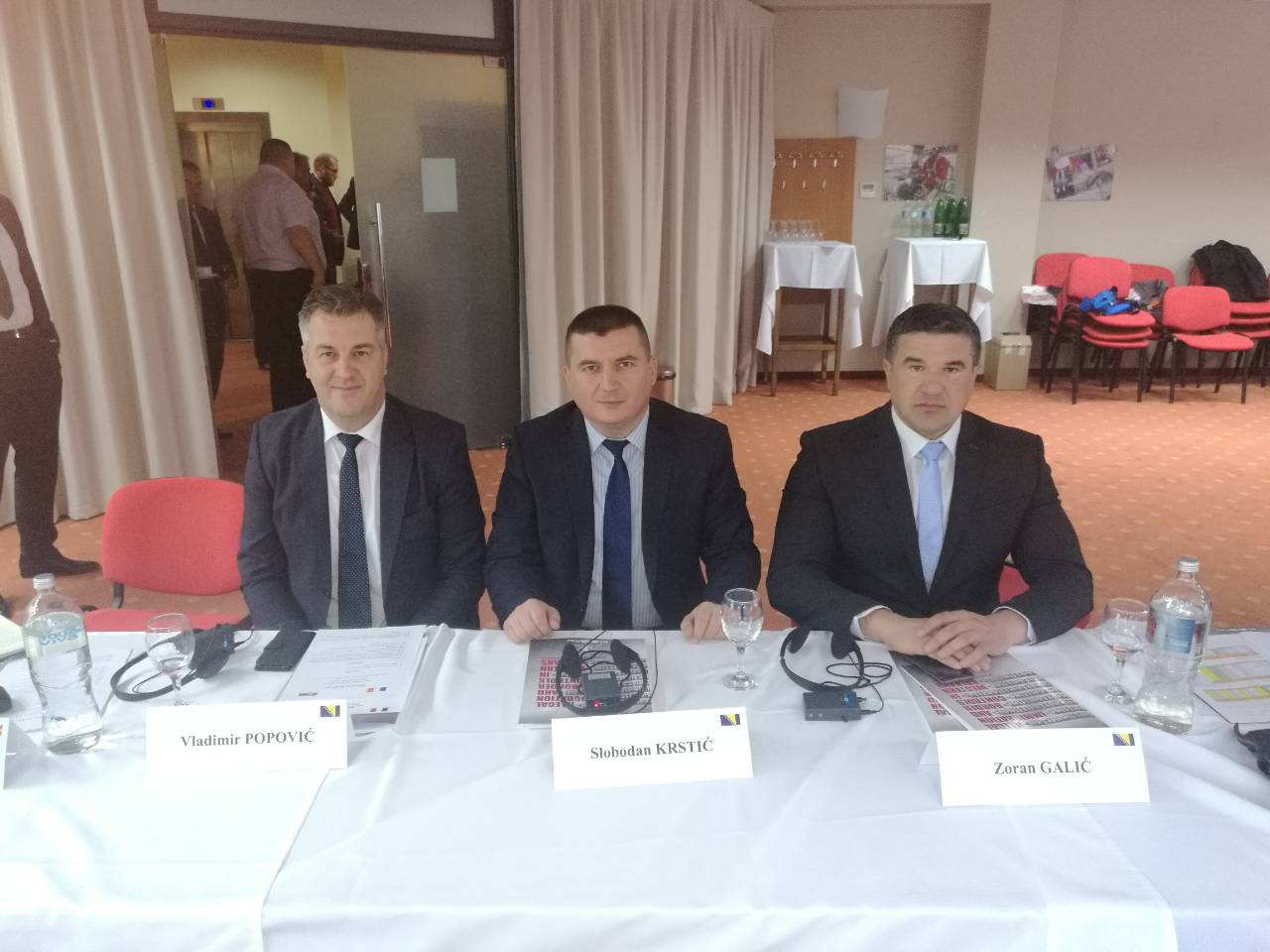 Bh. delegacija na čelu s direktorom Galićem