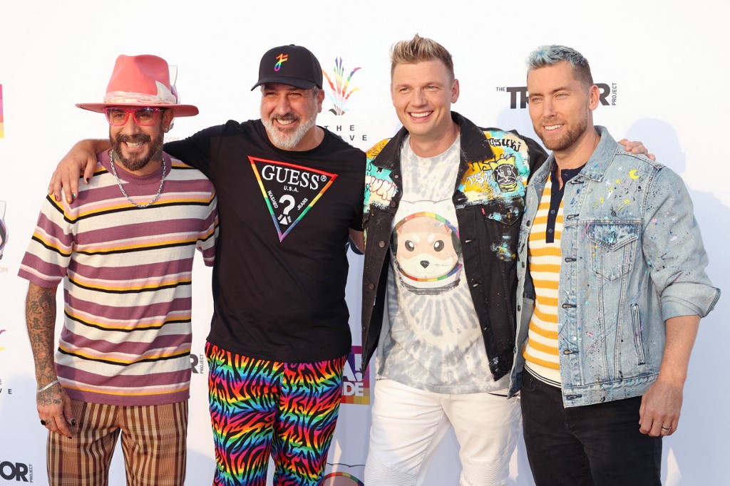 Members Of NSYNC And Backstreet Boys Host "Bingo Under The Stars" In Celebration Of Pride