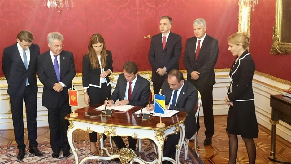 Crnadak - potpisivanje Sporazuma o granici BiH - CG 2