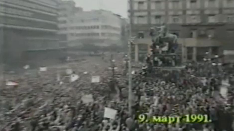 demonstracije protiv milosevica