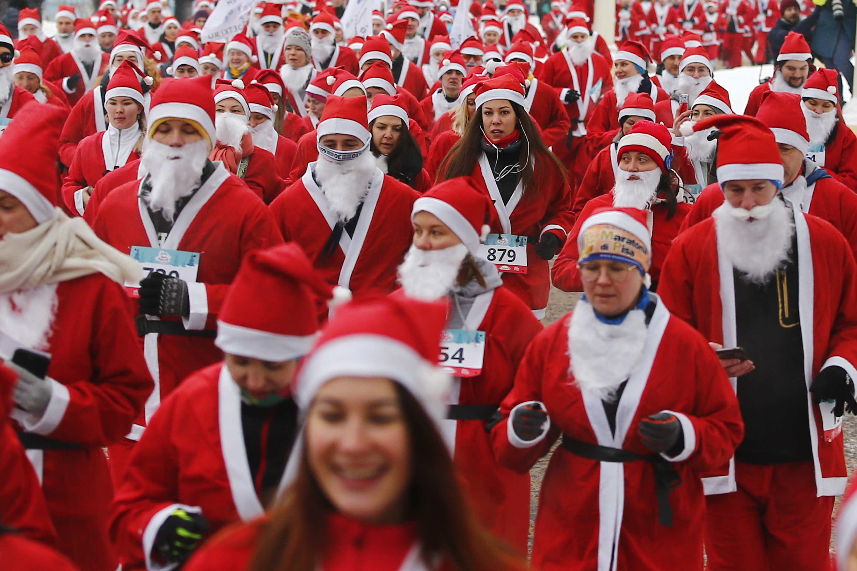 Djeda Mrazovi utrka Rusija Moskva