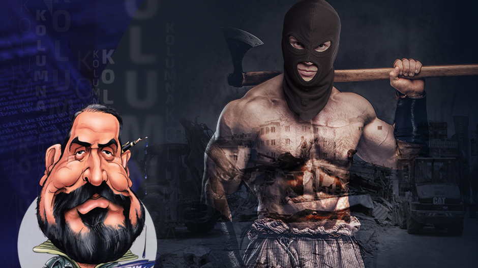 draza petrovic kolumna poster kompletni idioti