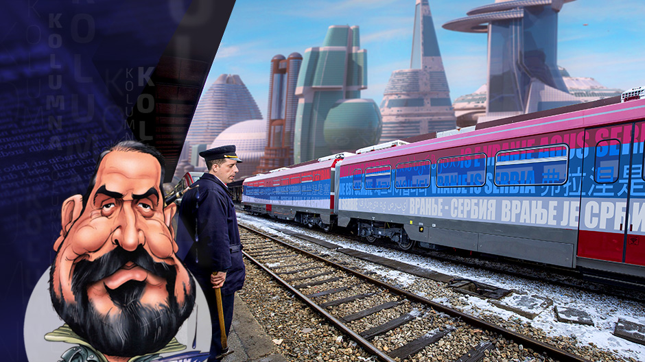 draza petrovic kolumna poster  vranje je srbija