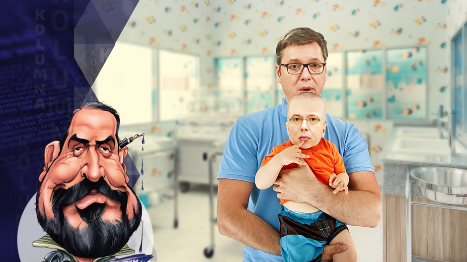 draza petrovic kolumna poster vucic beba