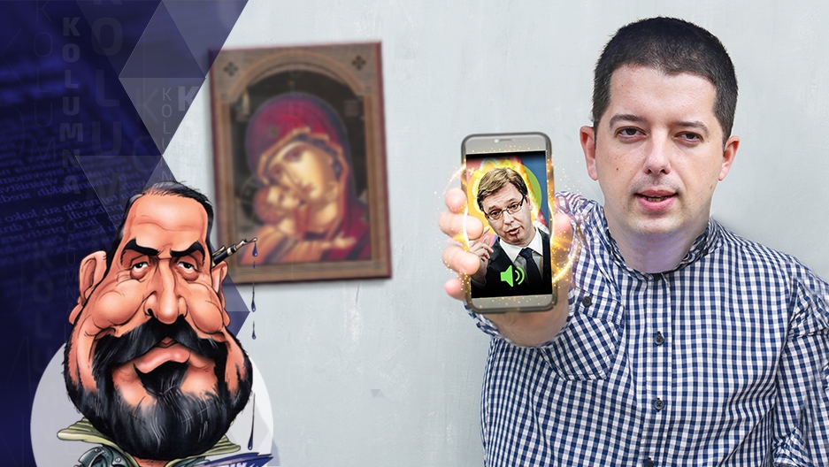 draza petrovic kolumna poster - vucic gospa