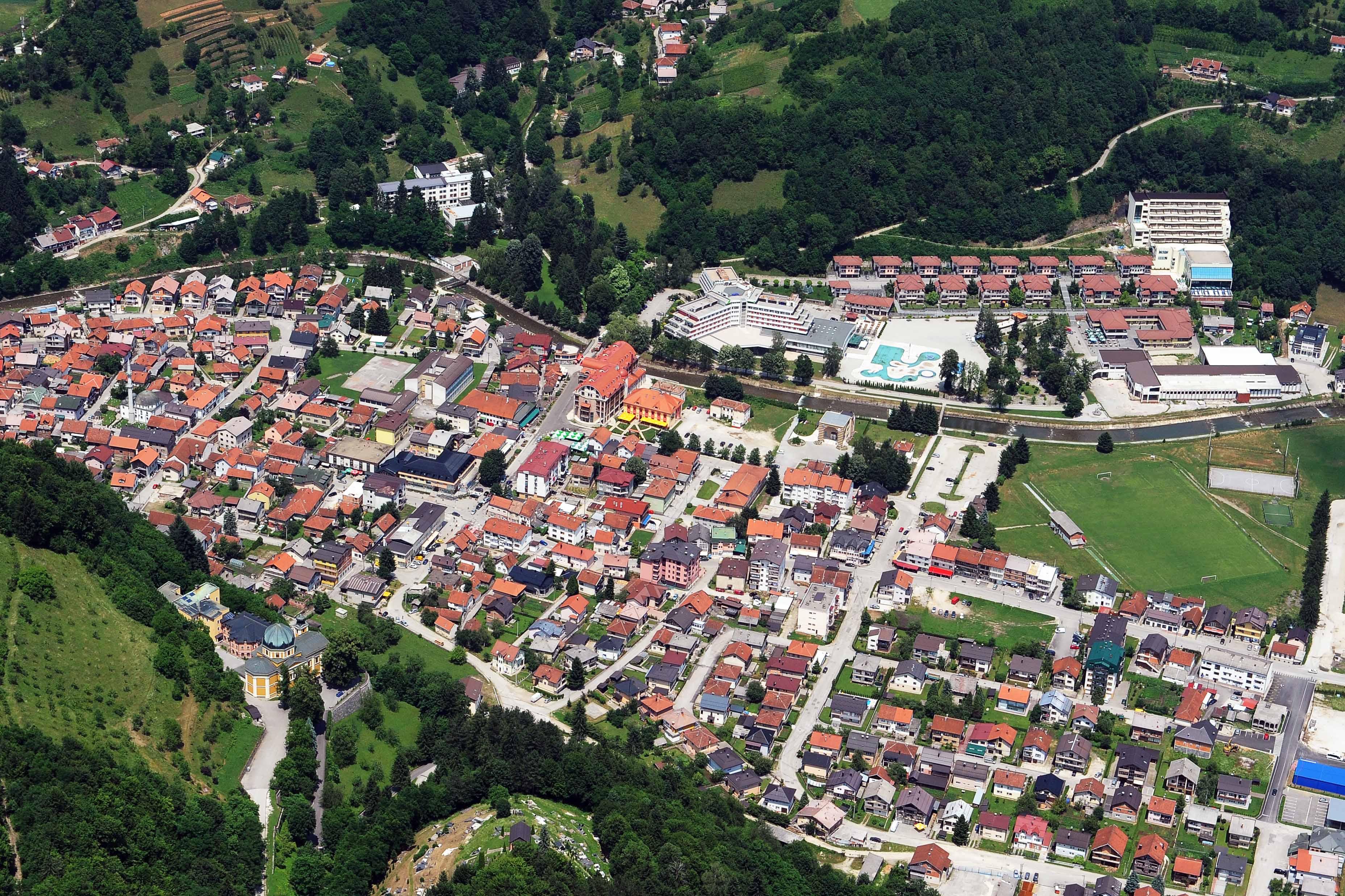 Fojnica sa banjskim centrom i Franjevačkim samostanom Duha Svetoga
