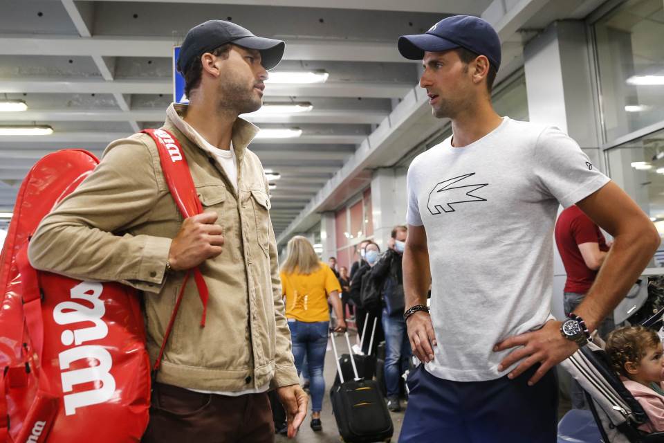 Grigor Dimitrov, Novak Đoković