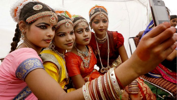 india selfie