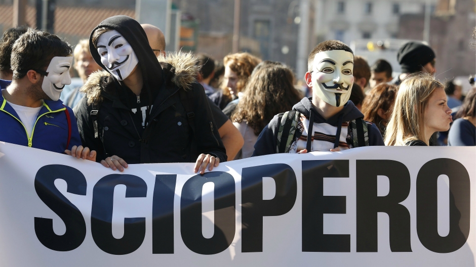 italija, štrajk