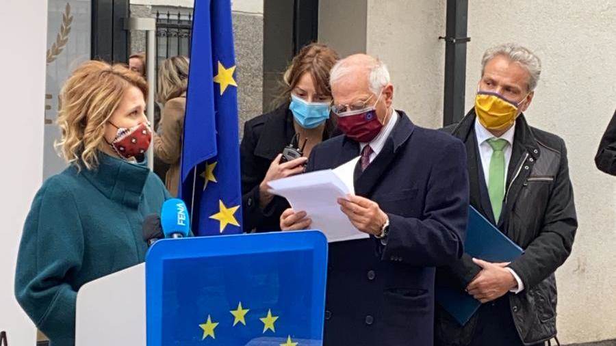 Josep Borrell at Sarajevo War Childhood Museum