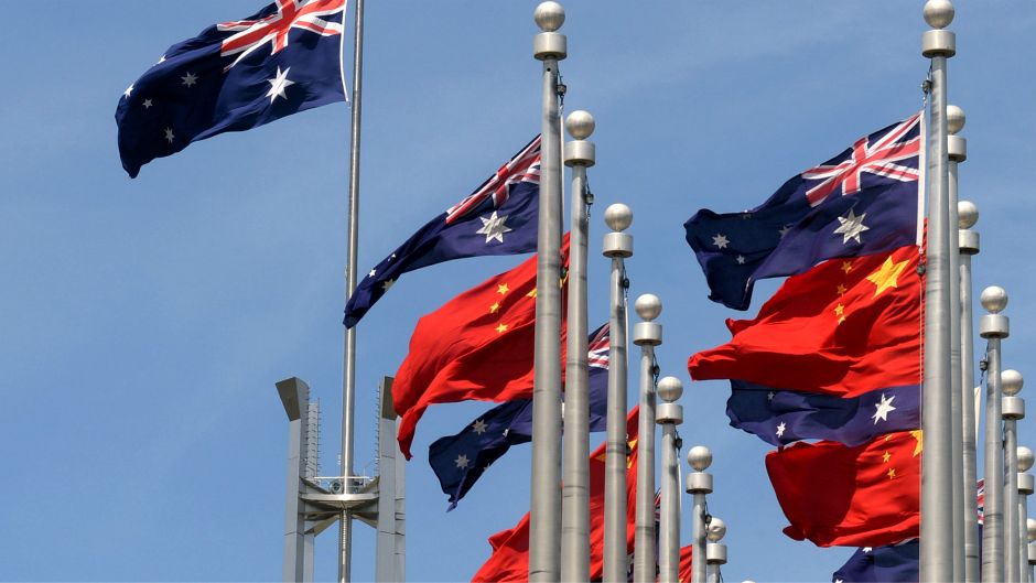 kina australija zastave