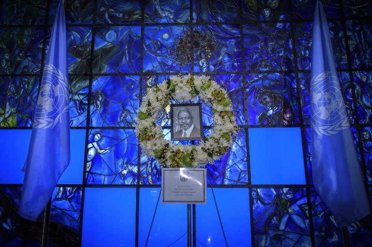 Kofi Annan, komemoracija, UN